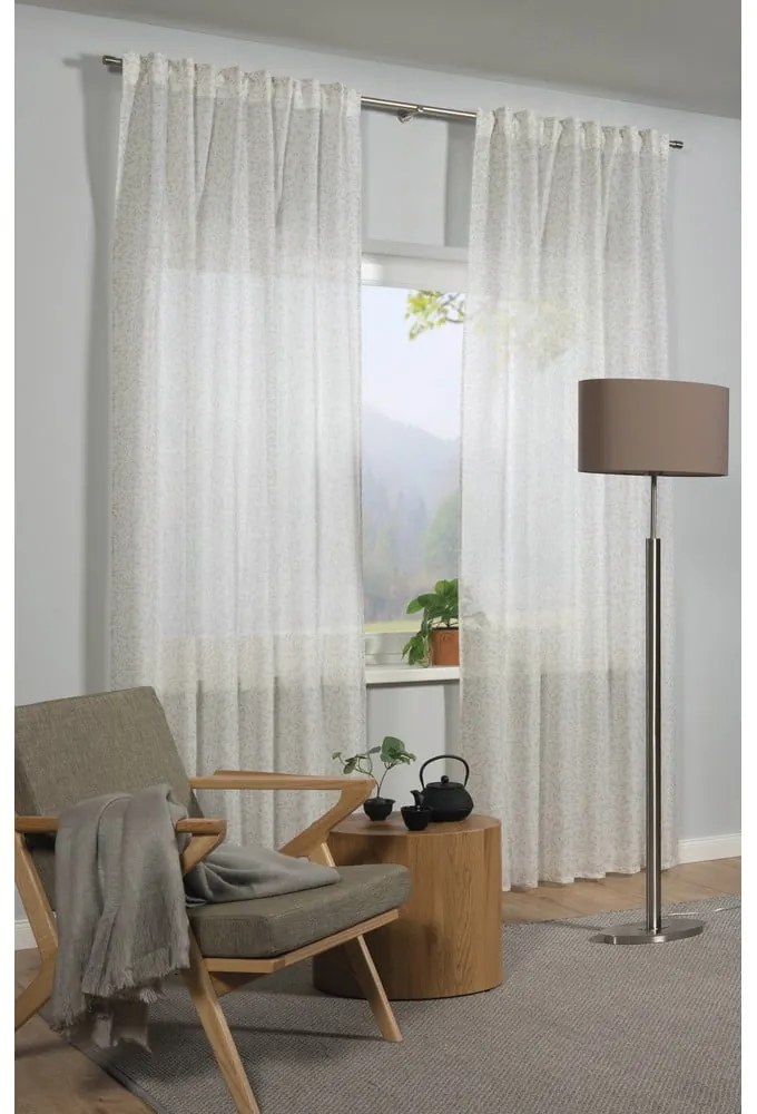 Biela záclona 135x245 cm Zen Silence – Gardinia