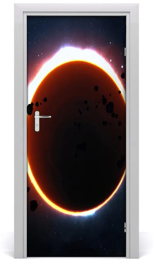 Fototapeta samolepiace na dvere zatmenie slnka 75x205 cm