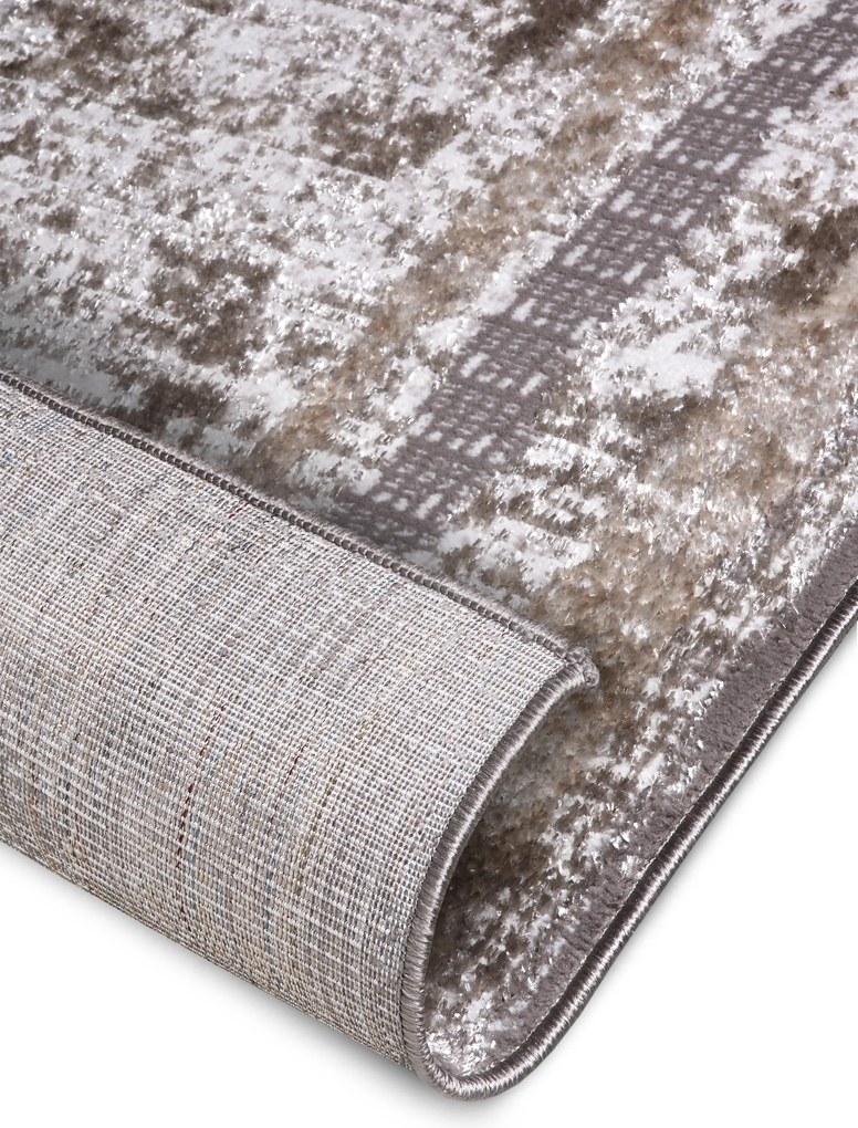 Hanse Home, Kusový koberec Shine 105920 Classic White Cream Silver, 57x90, hnedá, obývacia izba