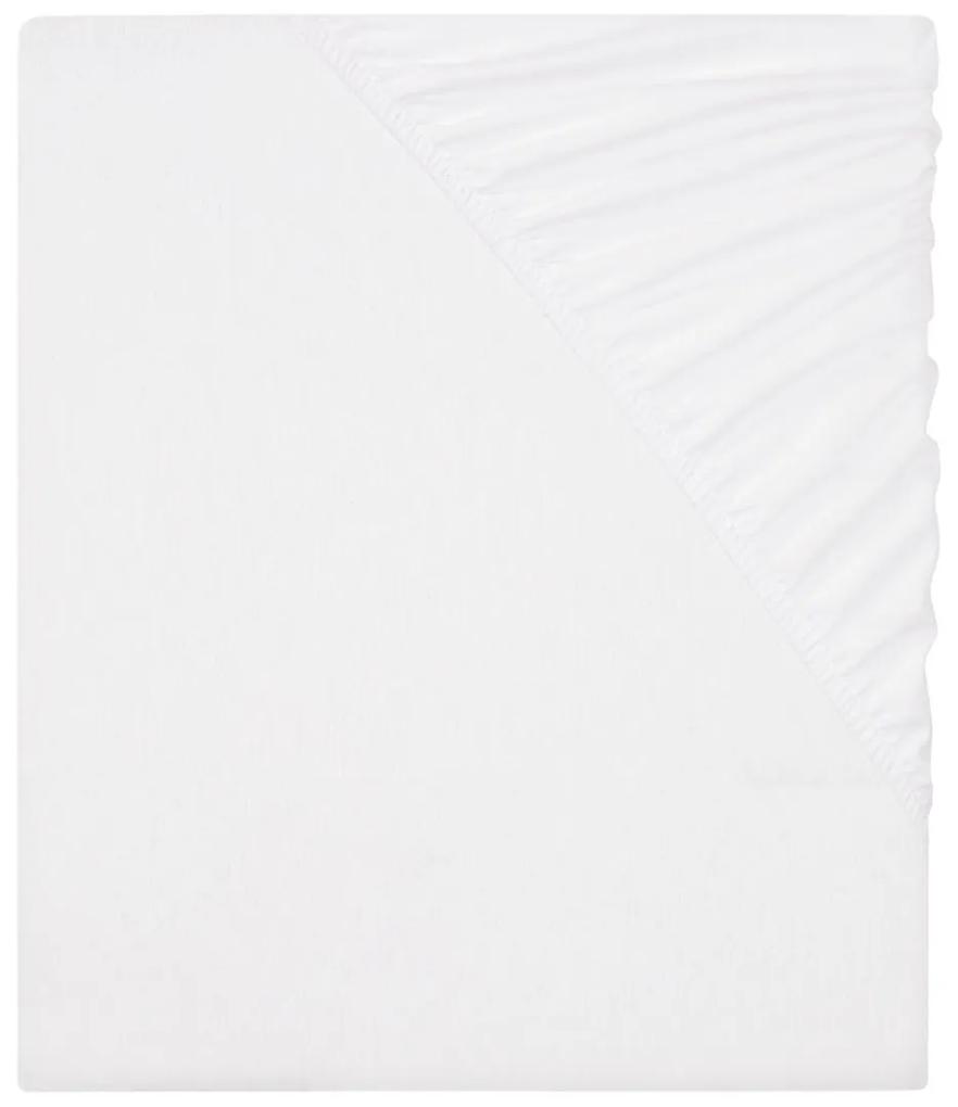 MERADISO® Feinbiber napínacia plachta, 90-100 x 200 cm (biela), biela (100306728)