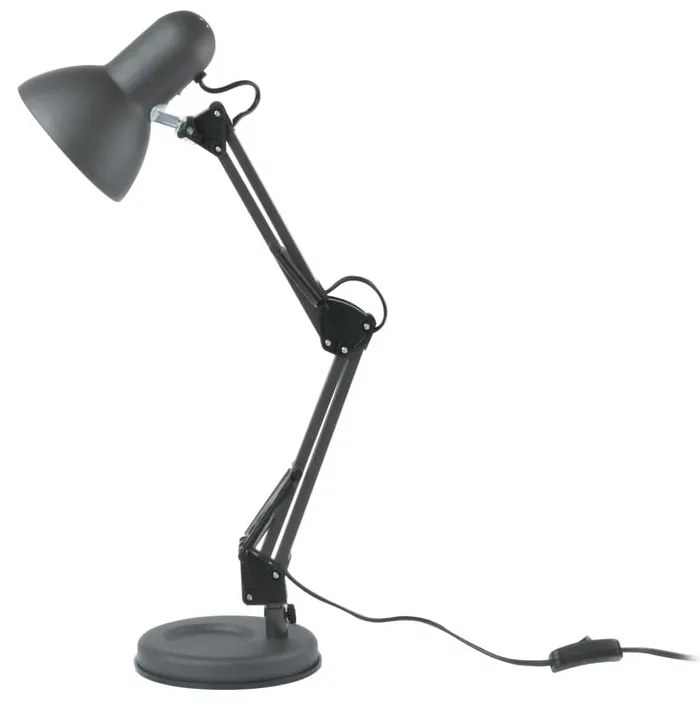 Čierna stolová lampa Leitmotiv Hobby, ø 12,5 cm