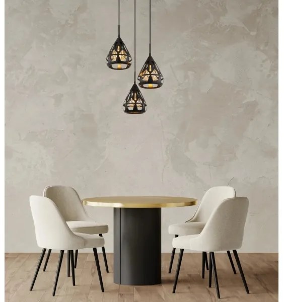 Globo 15889-3H - Luster na lanku HASSAN 3xE27/40W/230V