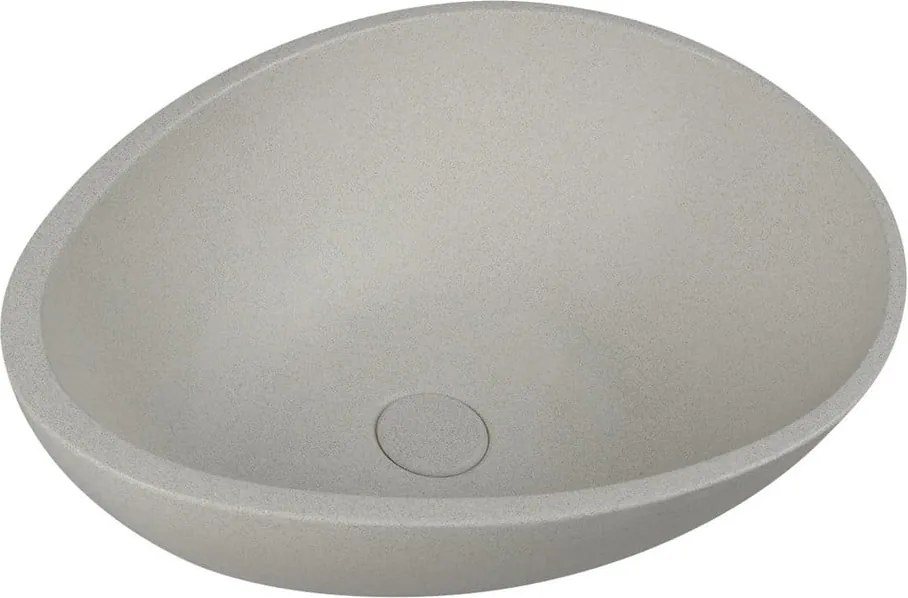 Svetlosivé betónové umývadlo 53x39 cm Punc – Sapho
