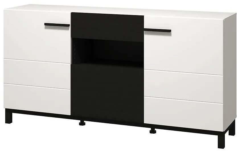 Komoda Sarthe Biela/Čierna 11013676