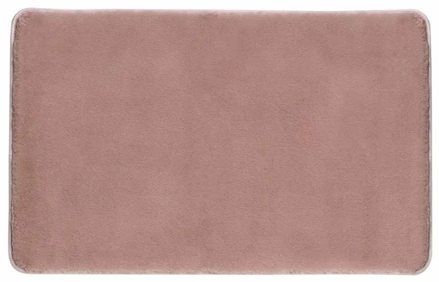 GEDY 96FY508010 Fuzzy kúpeľňová predložka ružová, 50 x 80 cm