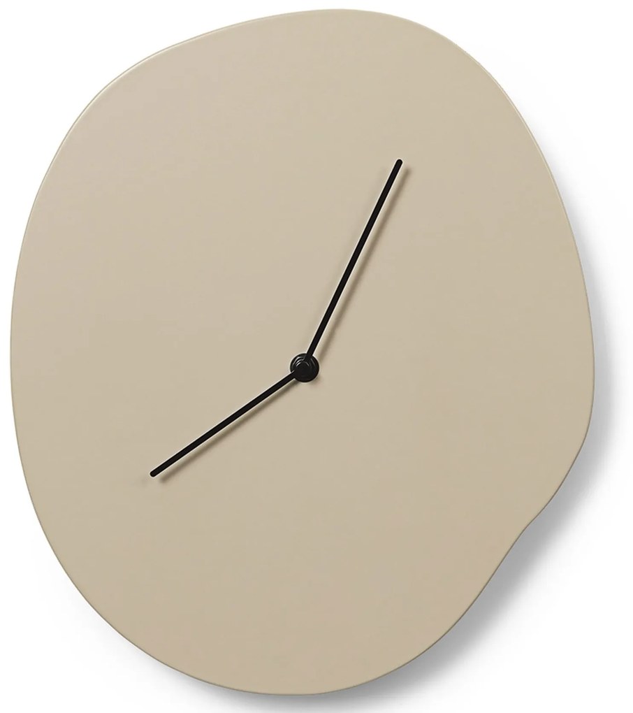 Ferm Living Nástenné hodiny Melt Cashmere