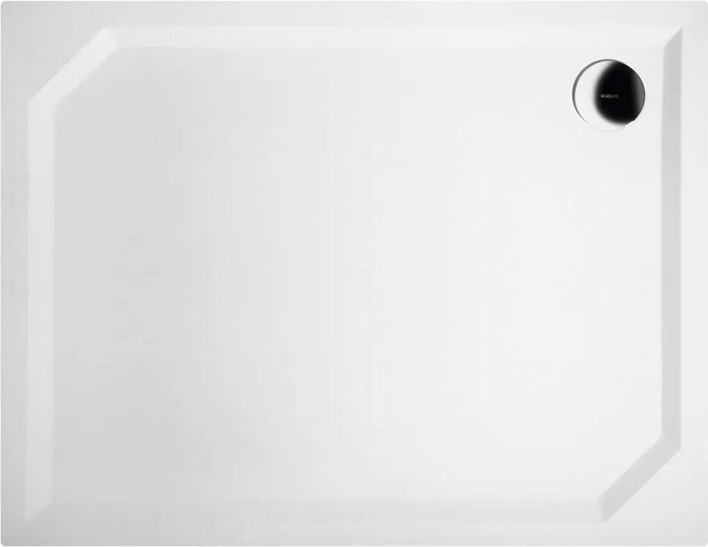 GELCO - SARA sprchová vanička z litého mramoru, obdélník 90x70x4cm, hladká (HS9070)