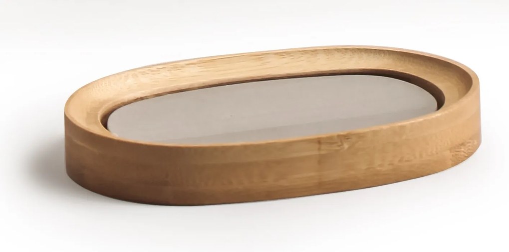 BISK Erga Riko, držiak na mydlo na postavenie, taupe, ERG-08577