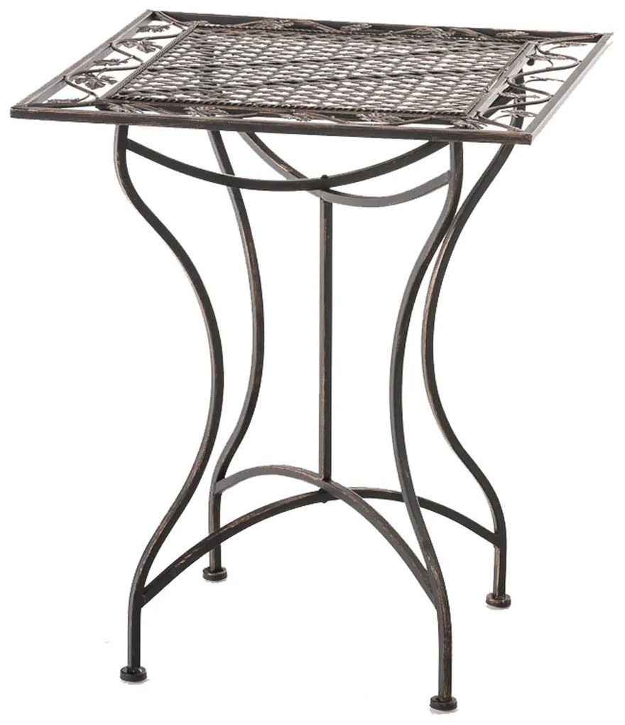 Kovový stôl GS19599 - Bronzová