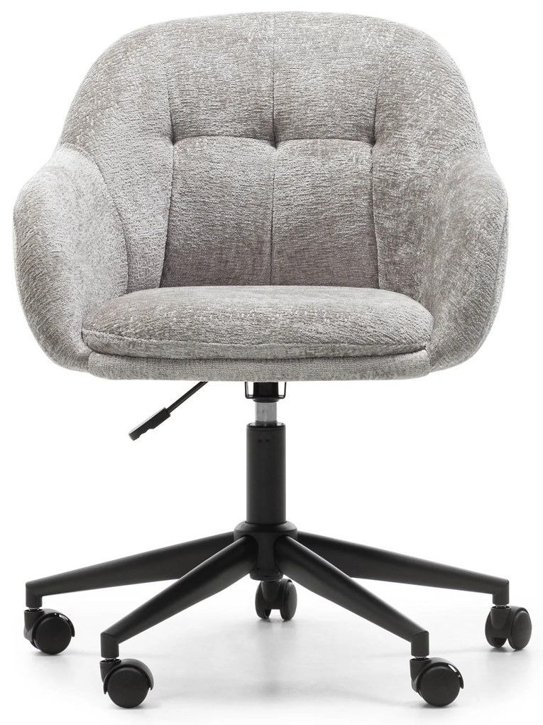 Otočné kancelářské křeslo Acapulco světle šedé