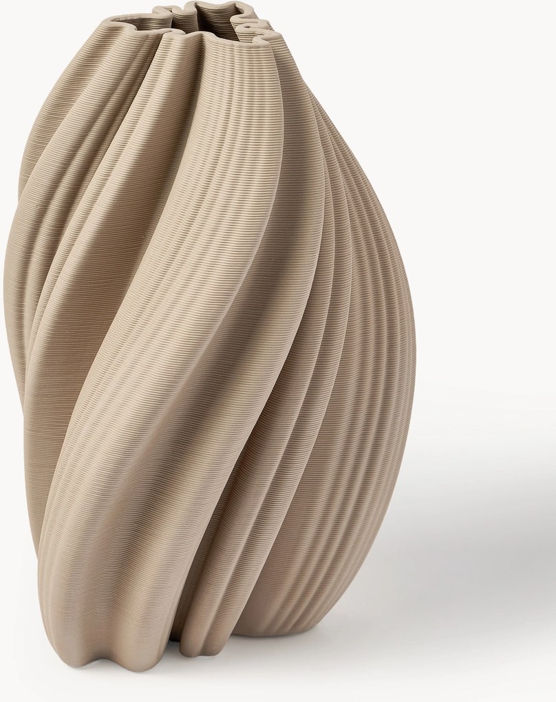 3D tlačená porcelánová váza Melody, V 29 cm