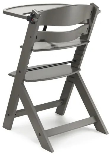 KINDERKRAFT - Detská jedálenská stolička ENOCK sivá