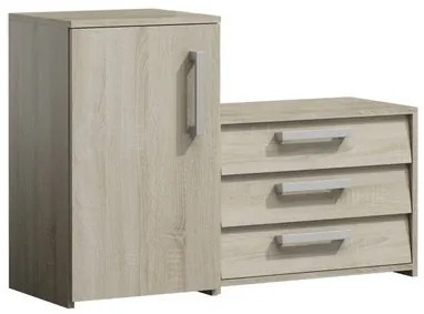 Skrinka na topánky PARIS dub sonoma