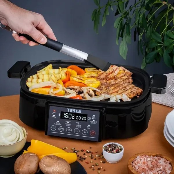 TESLA Electronics MultiCook - Multifunkčný elektrický hrniec 6 l 11v1 1250W/230V