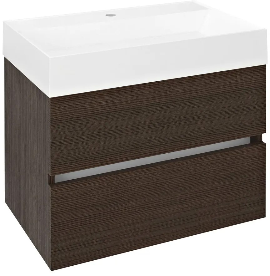 Sapho Sapho, ODETTA umývadlová skrinka 67x50x43,5cm, borovica rustik, DT070-1616