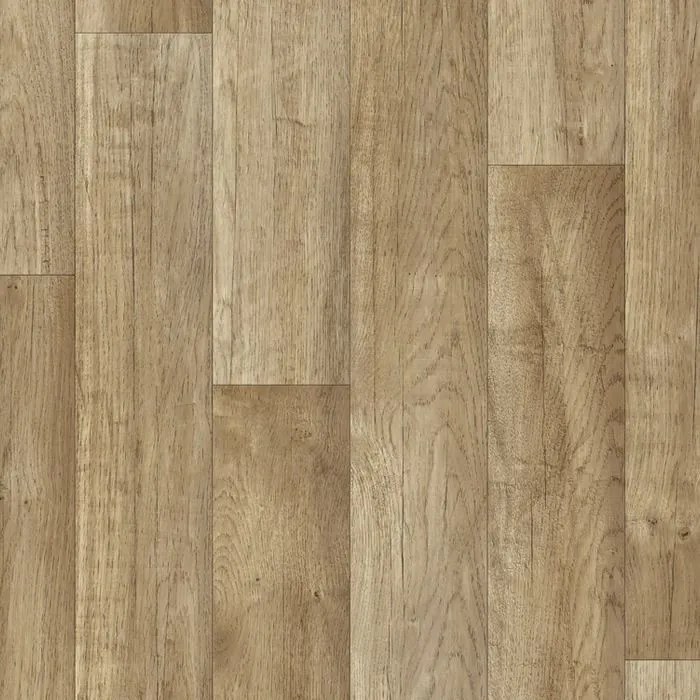 Beauflor, PVC podlaha - lino Ambient Chalet Oak 066L, na mieru, šíře 3m, hnedá, bez podkladu, chodba / predsieň