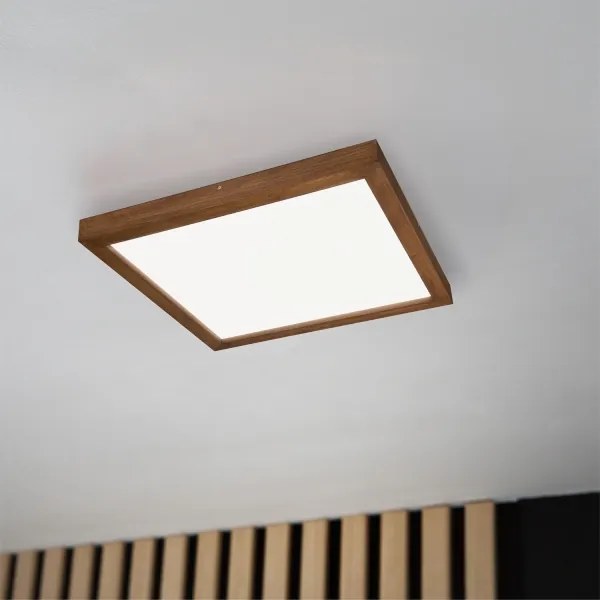 Brilagi - LED Kúpeľňové svietidlo WOODY FRAME LED/50W/230V 60x60 IP44 dub čerešňa