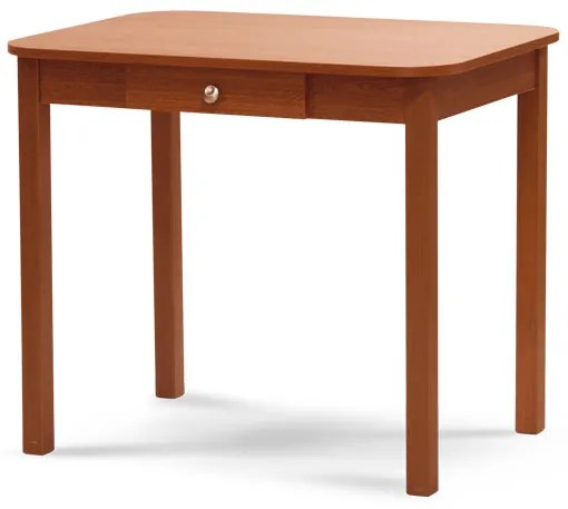 Stima Stôl PICCOLO so zásuvkou Odtieň: Tmavo hnedá