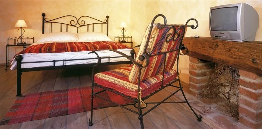 IRON-ART SARDEGNA - romantická kovová posteľ 160 x 200 cm, kov