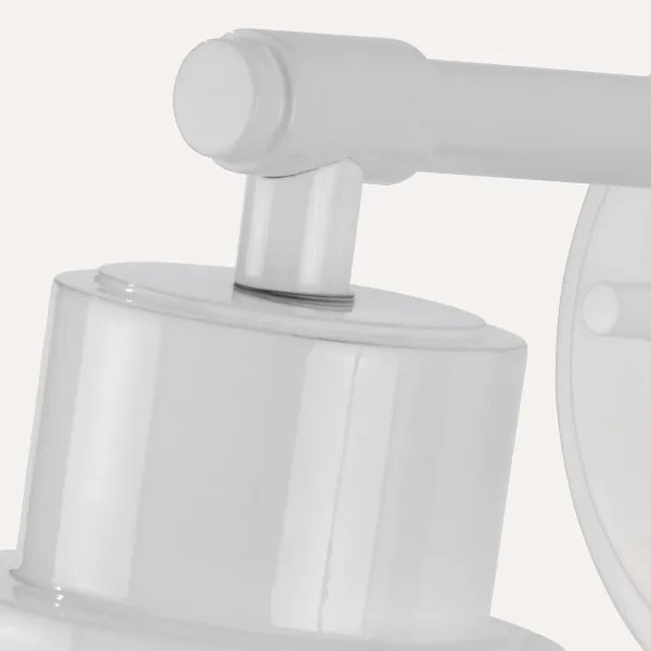 Elstead BATH-MORVAH1-W - Kúpeľňové nástenné svietidlo 1xE27/60W/230V IP44 biela