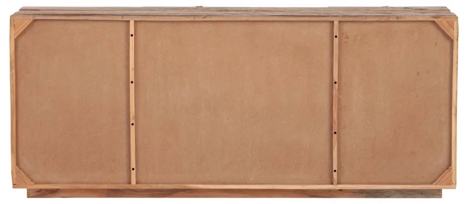 furniture-nabytek.cz - Masívny príborník Oldwood z recyklovaného dreva, lakovaný, prírodná farba – 180×40×75 cm