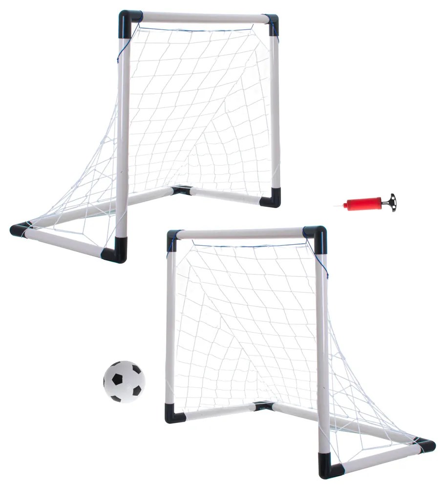 KIK Detská futbalová bránka 2v1 KIK, skladacia, 185 × 120 × 70 cm s loptou a pumpou
