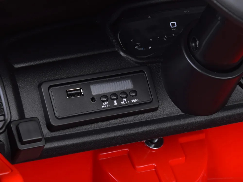 JOKOMISIADA Detské hasičské auto na batérie RAM pickup s majákom a sirénou PA0323