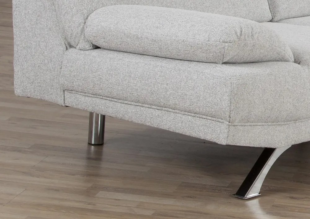 Trojsedák Bruno, šedo-biela tkanina