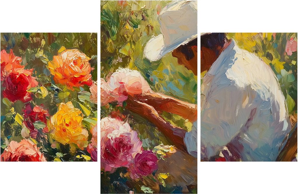 Obraz - Záhradník (90x60 cm)