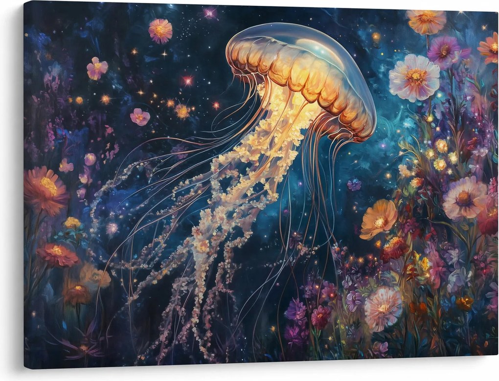 Obraz - Magická medúza (70x50 cm)