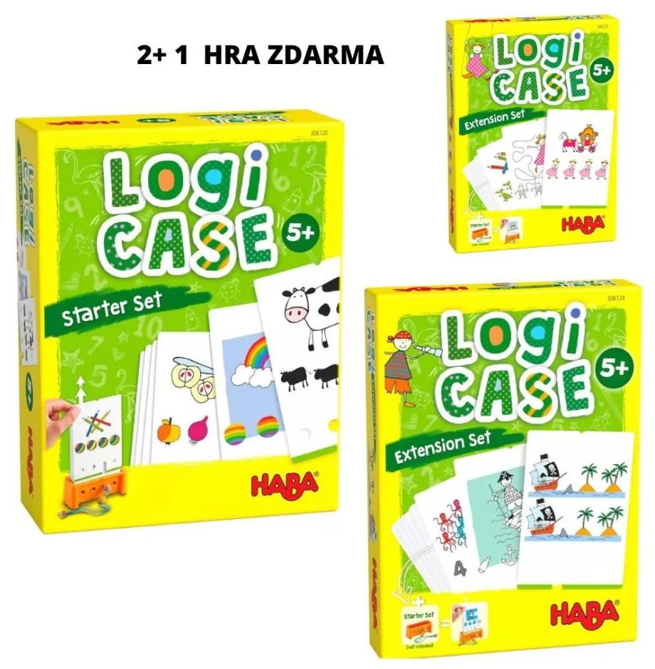 2+1 hra ZDARMA Sada Logic! CASE Logické hry pre deti od 5 rokov