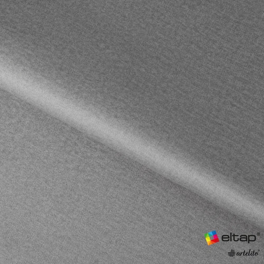 Sivá čalúnená jednolôžková posteľ s úložným priestorom s roštom 90x200 cm Lamica – ELTAP