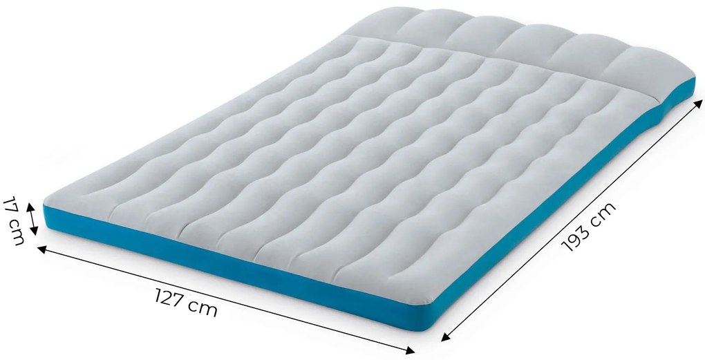 Nafukovací kempingový matrac 193x127x17 cm s opierkou hlavy INTEX 67999