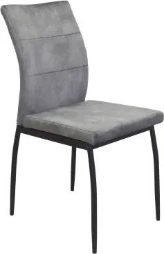 Jedálenská stolička Pluto, holubia šedá látka%