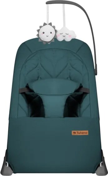 Detské hojdacie kreslo Moon 10 zelené