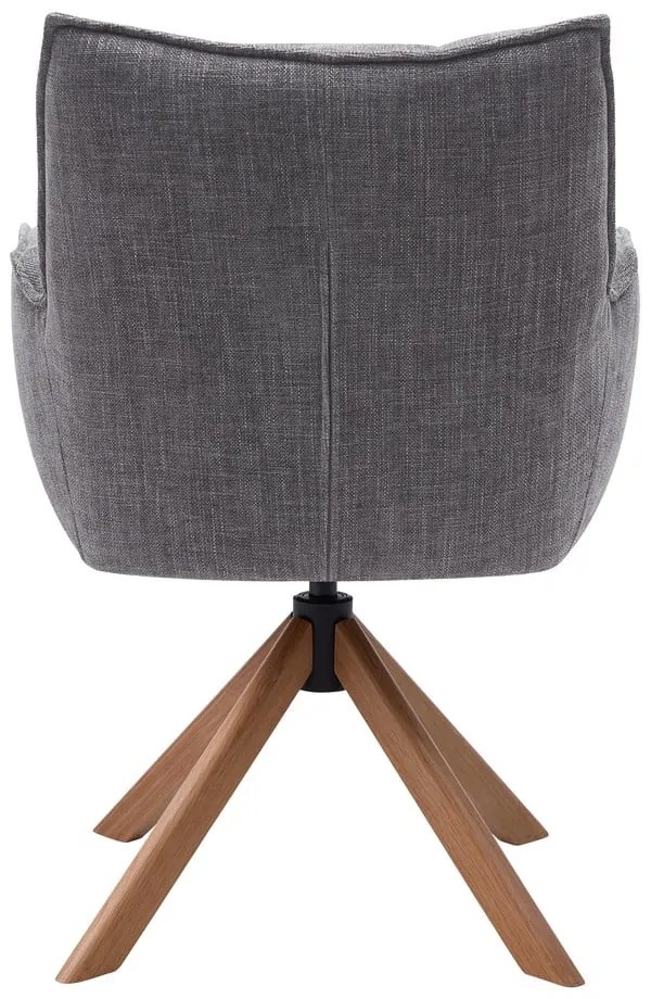 Sivé čalúnené jedálenské kreslá v súprave 2 ks Marilla – Unique Furniture