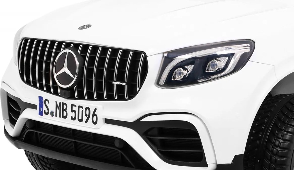 Ramiz Detské autíčko Mercedes GLC 63S biele SUV + pohon 4x4