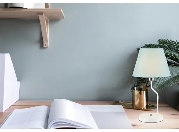 Stolná lampa YORK 1xE14/60W/230V biela/modrá