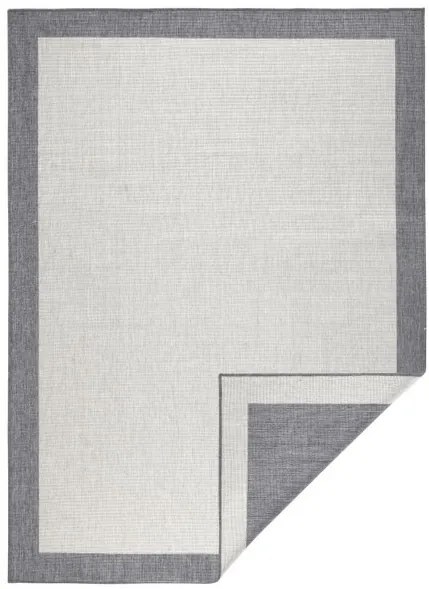 NORTHRUGS - Hanse Home koberce Kusový koberec Twin-Wendeteppiche 103108 creme grau – na von aj na doma - 160x230 cm