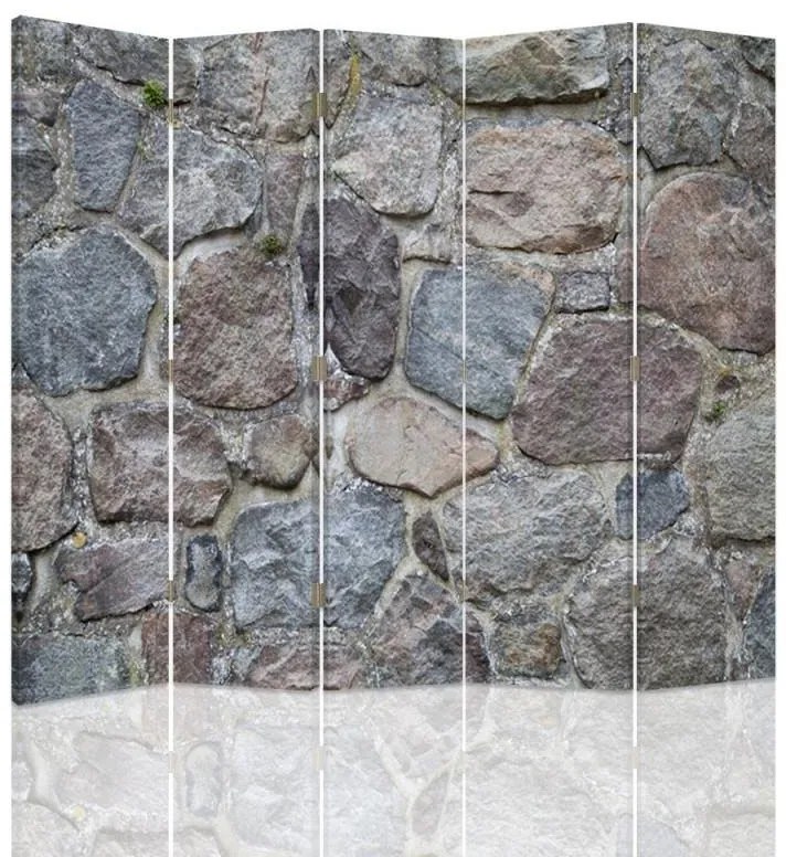 Gario Paraván Kamenná stena Rozmery: 180 x 170 cm, Prevedenie: Klasický paraván