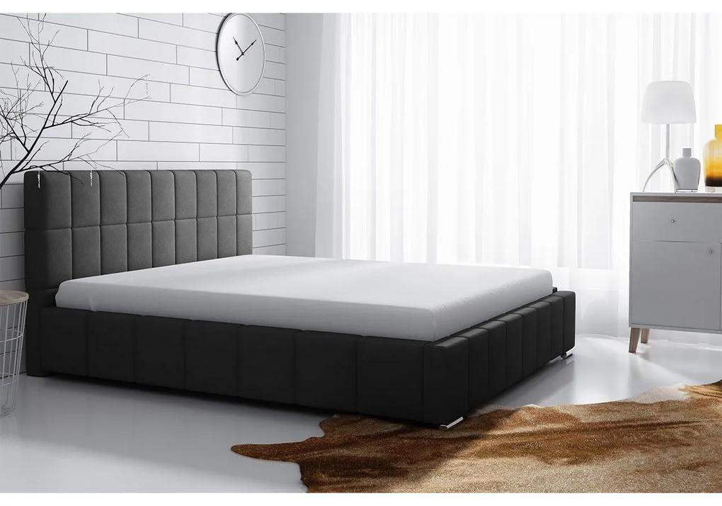 Čalúnená posteľ s úložným priestorom Mikael (140x200) (Rico 13). Vlastná spoľahlivá doprava až k Vám domov. 1058864