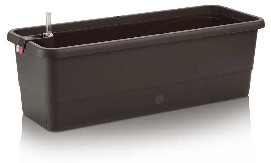 Gardenico Samozavlažovací truhlík Smart Systém Gardenie hnedá, 60 cm, 60 cm