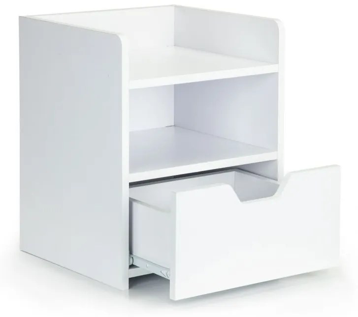 ModernHOME Nočný stolík biely, WYJ-138