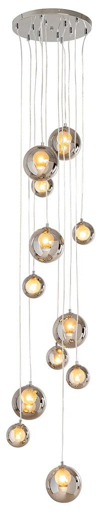 Symphony závesná lampa strieborná