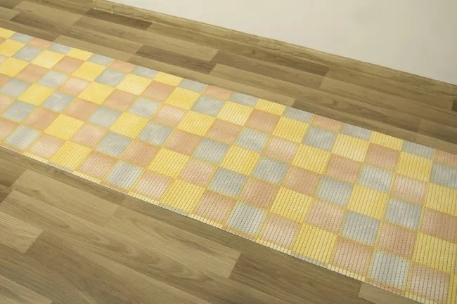 Kúpelňová penová rohož Softy-tex 842 oranžová