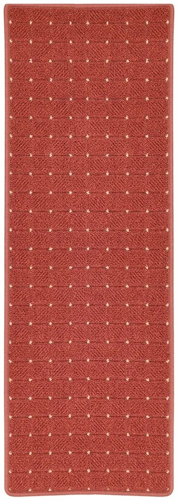 Behúň na mieru Udinese terra, šíre 90 cm, oranžová, chodba / predsieň, Condor Carpets