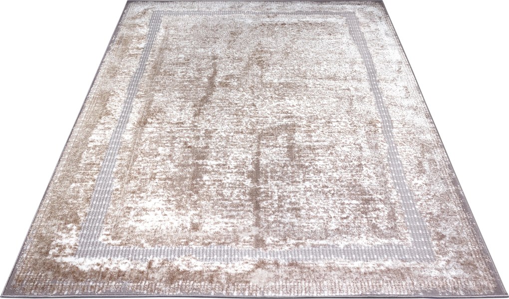 Hanse Home, Kusový koberec Shine 105919 Classic Cream Silver, 120x170, béžová, obývacia izba