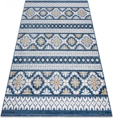 Koberec štrukturálny BOTANIC 65252 Boho - granát