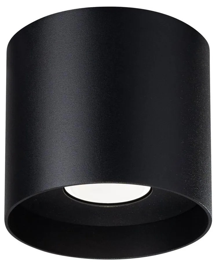 Sollux SL.1281 - Bodové svietidlo MIKA 1xGU10/10W/230V čierna