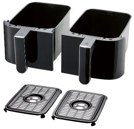 Silvercrest®  Teplovzdušná fritéza Retro 1973 Shlfd 2600 B1, čierna  (100392835)